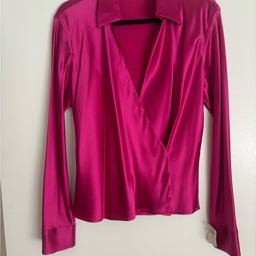Gucci Fuchsia Silk/Satin Blouse
